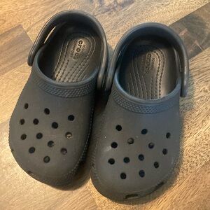 Toddler Black Size C8 Crocs Like New